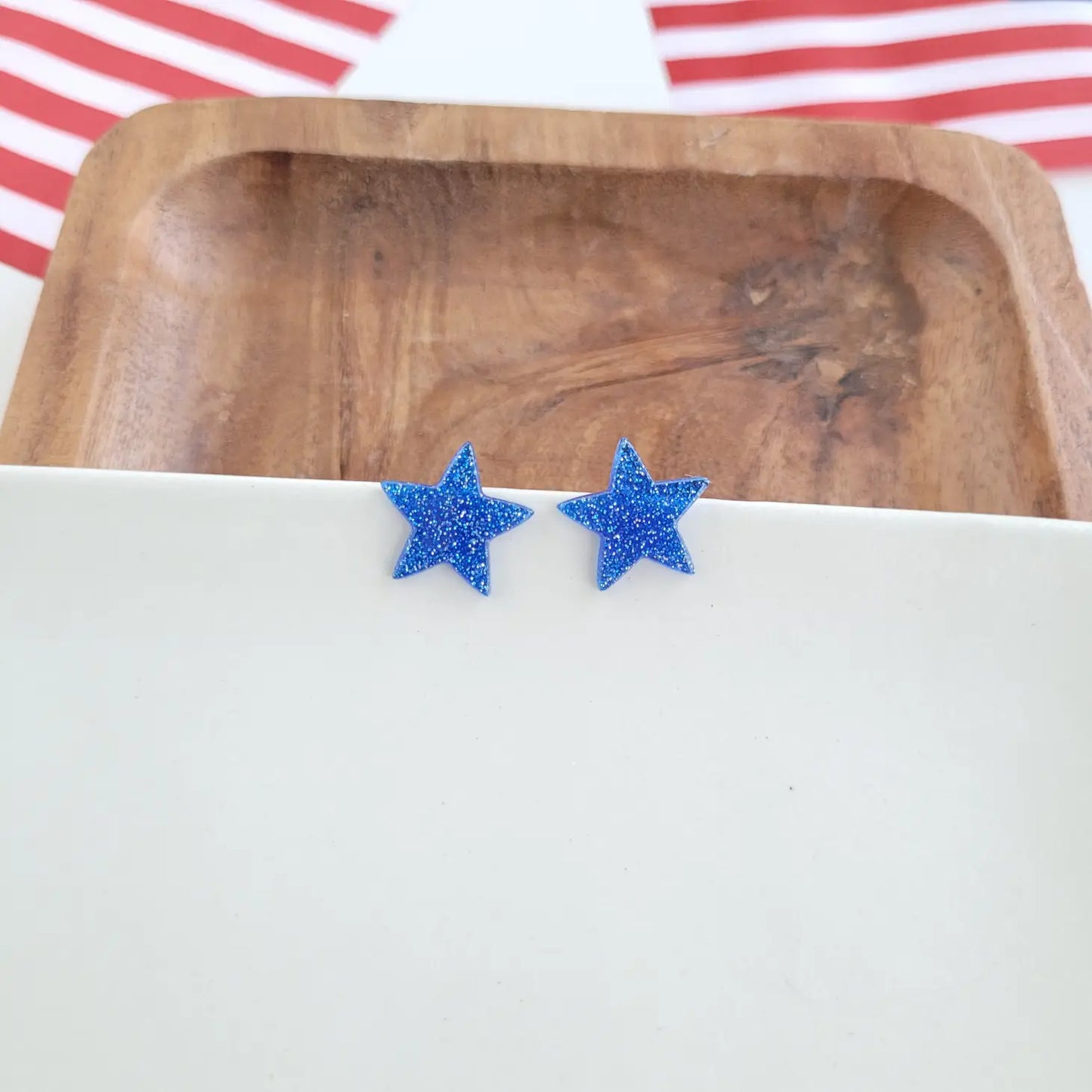 Star Studs - Blue