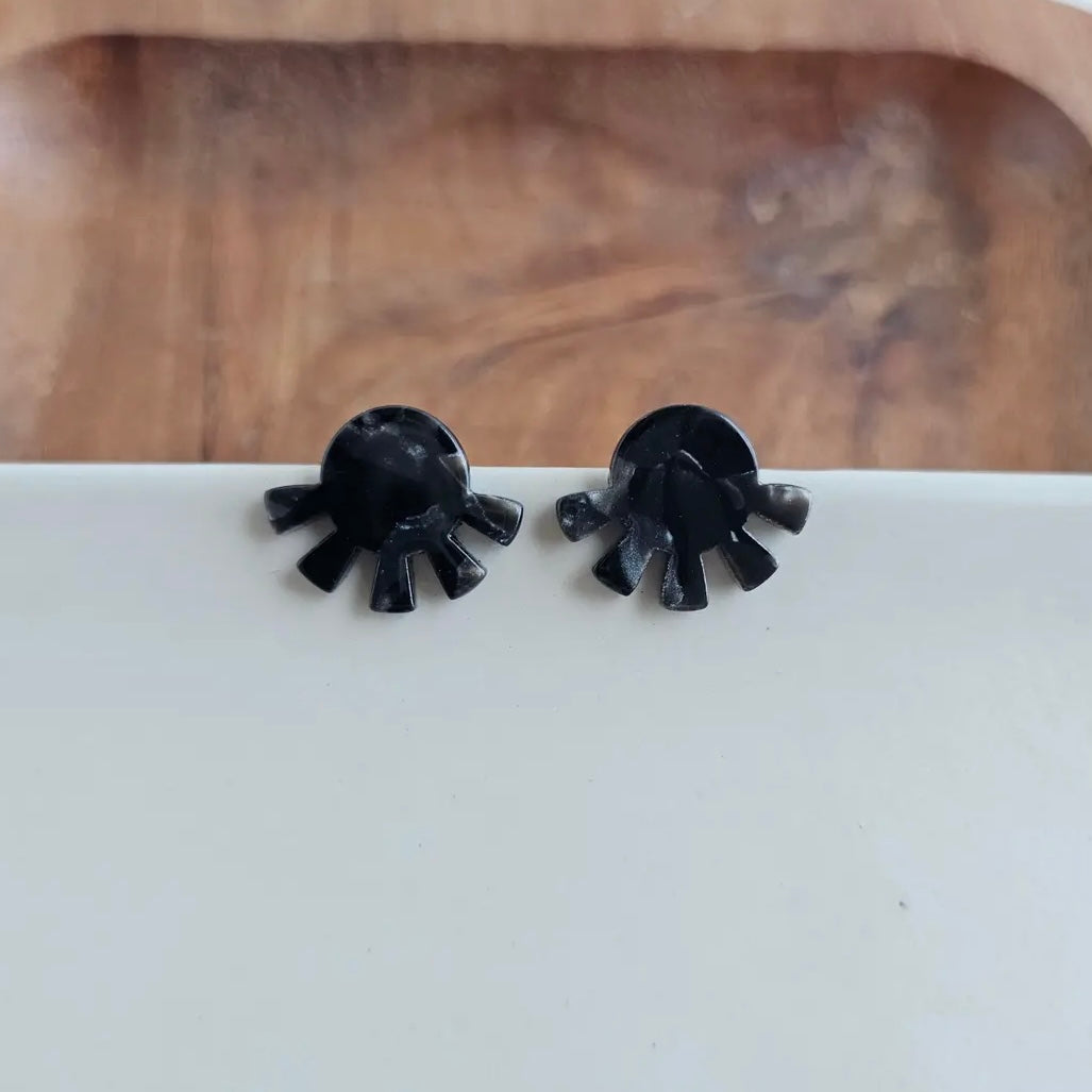 Black Skylar Studs