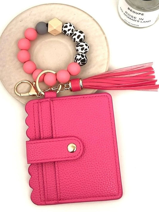 Bracelet Wallet - Hot Pink