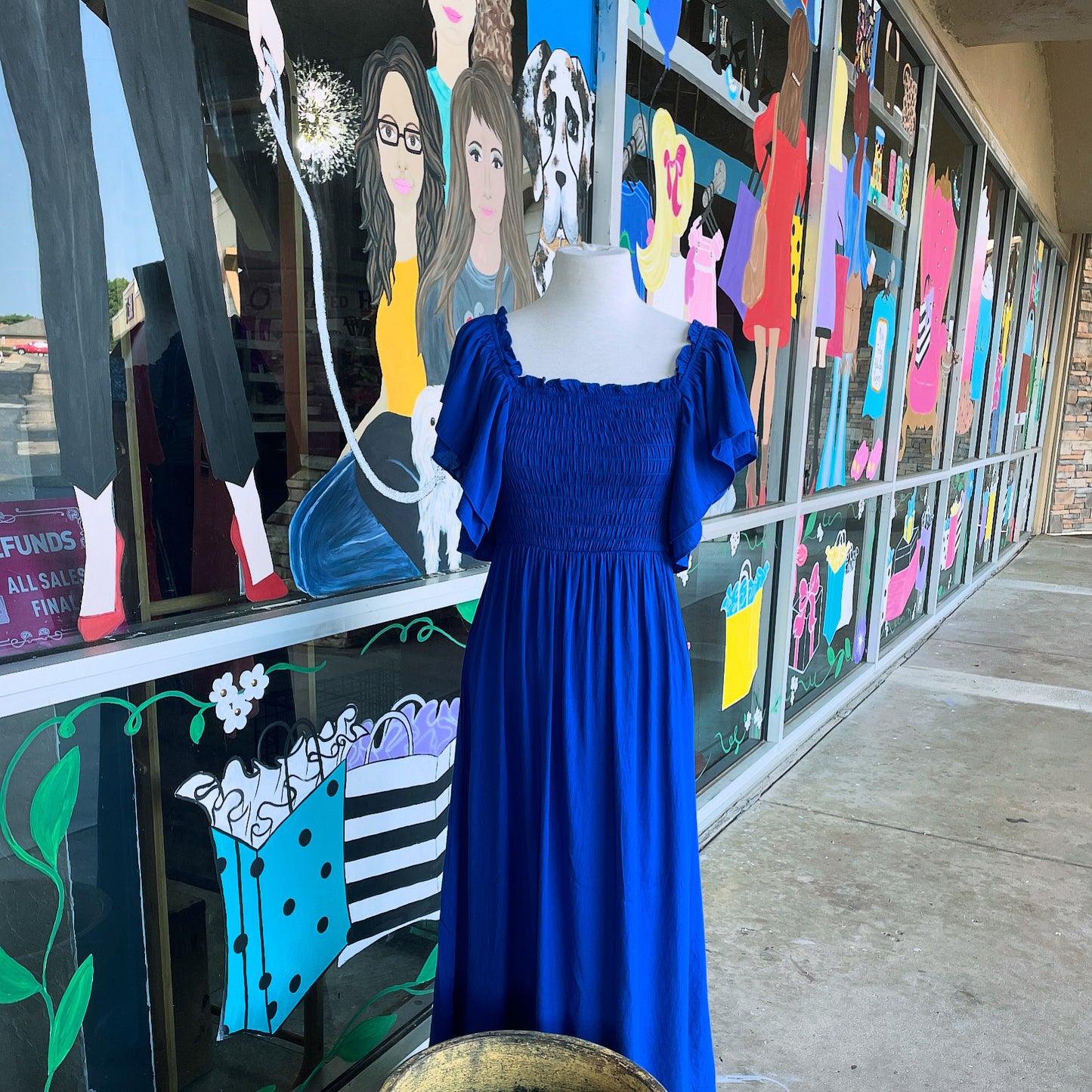 Royal Blue Maxi Dress