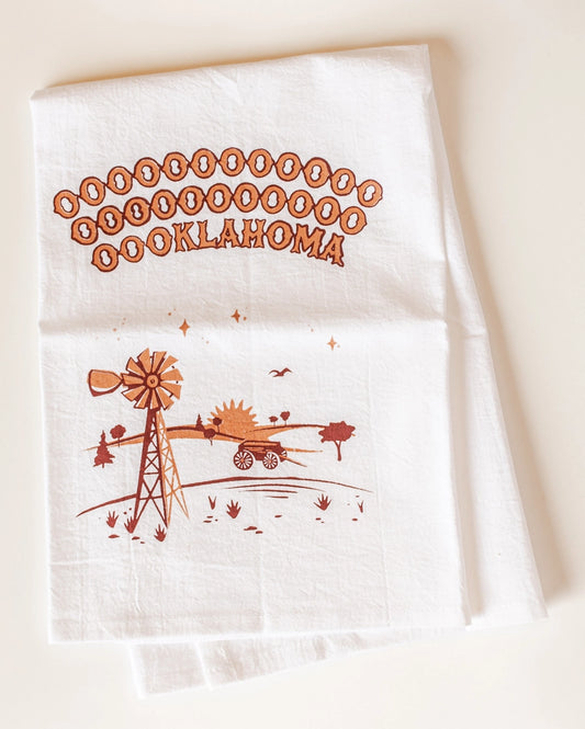 Oklahoma Tea Towel