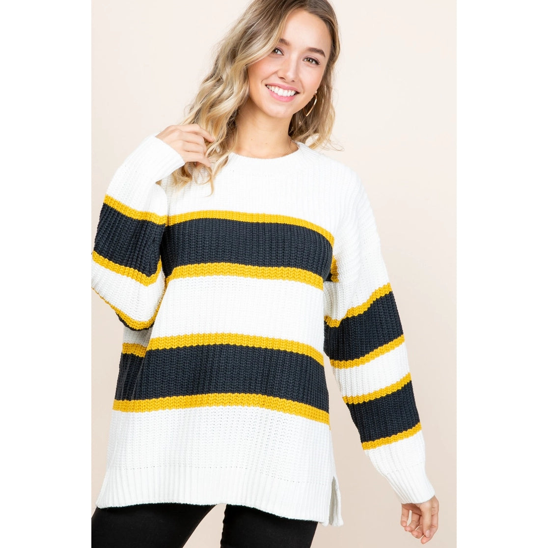 Varsity Stripe Sweater