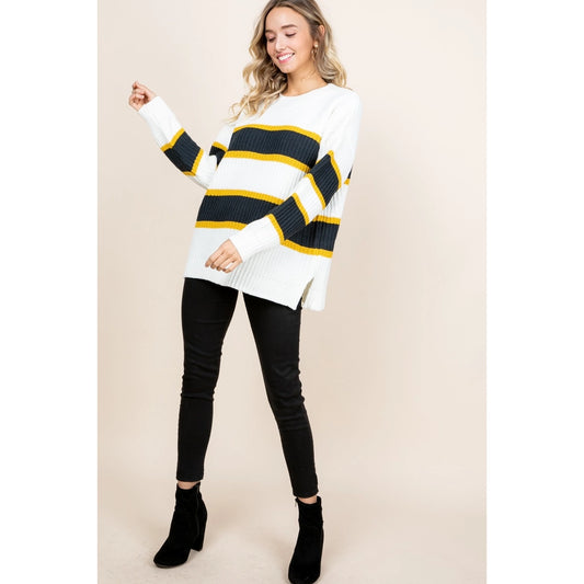 Varsity Stripe Sweater