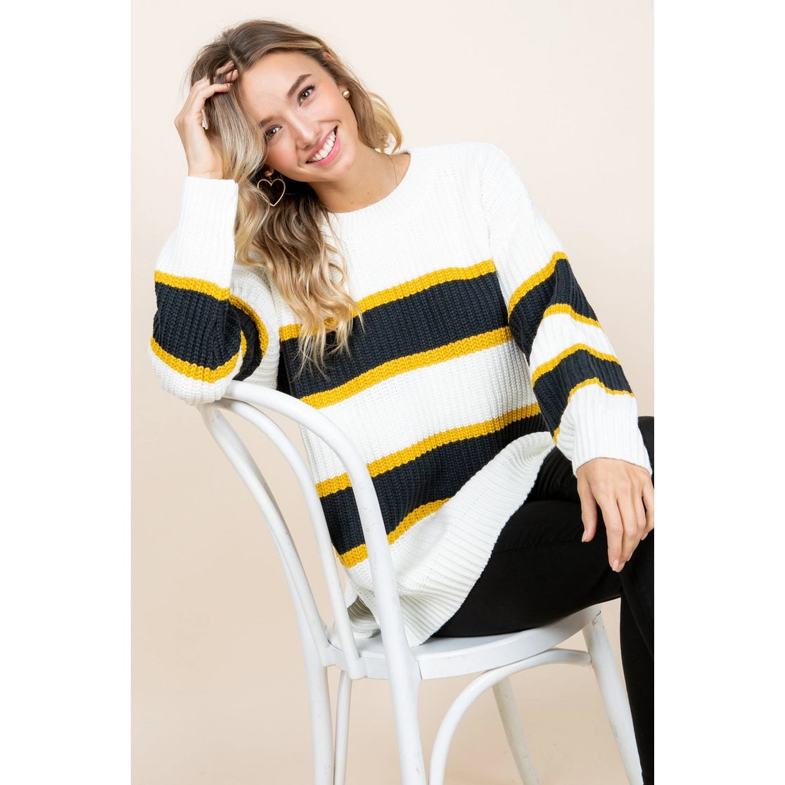 Varsity Stripe Sweater