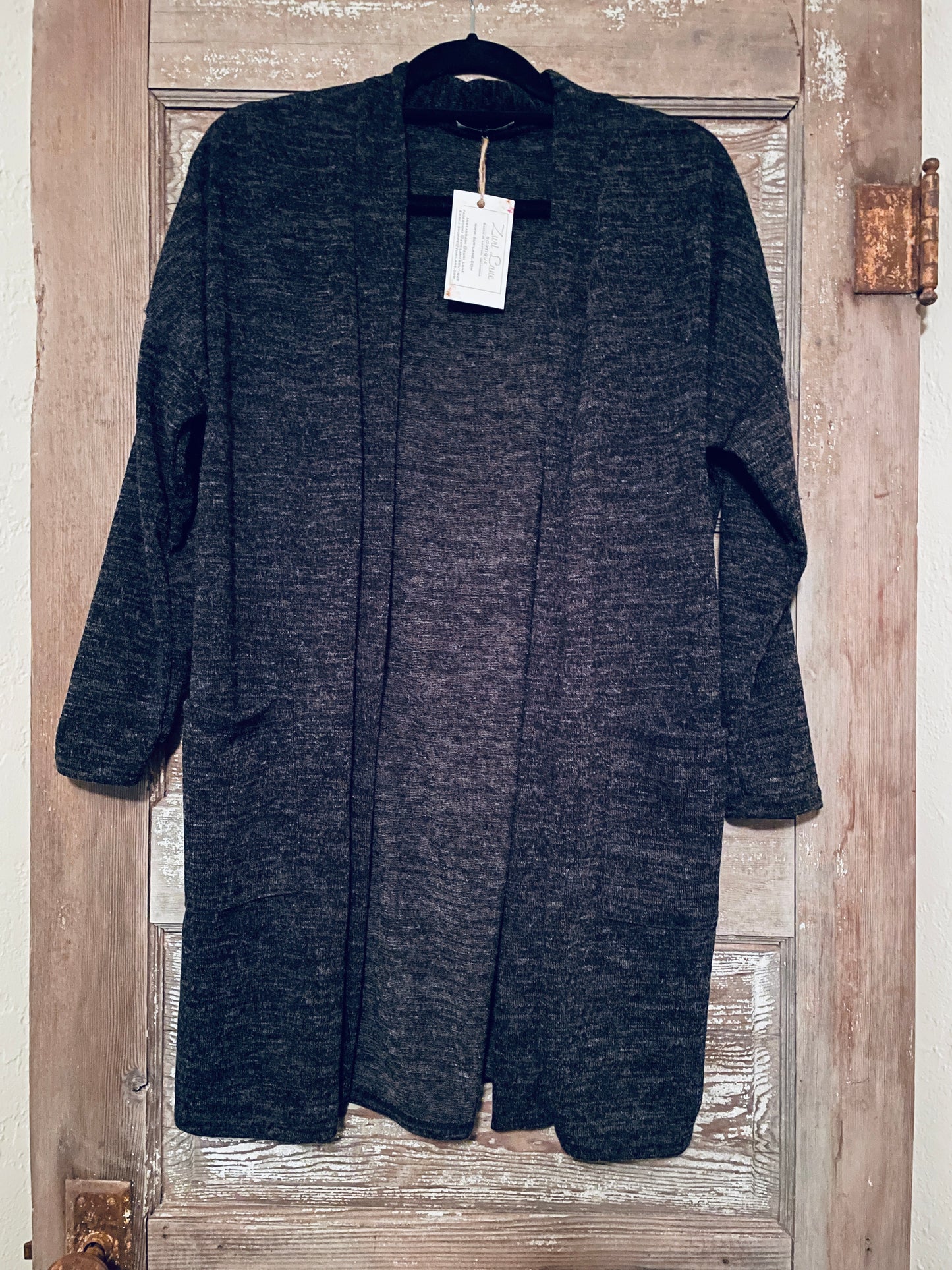 Charcoal Cardigan